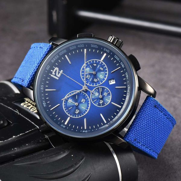 menwatch aps montre royals chêne usine gardiens montres de haute qualité mode bande d'acier mode six aiguilles chronométrage affaires montre pour hommes