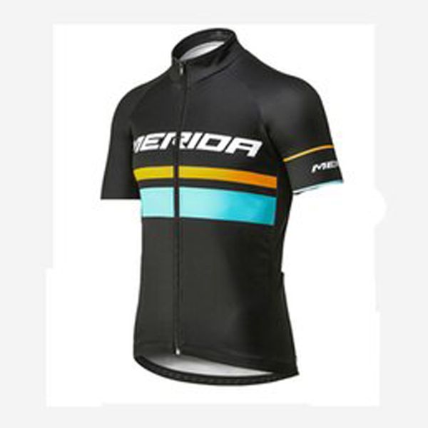 Merida Team Vélo Cyclisme à manches courtes Jersey Road Racing Shirts Tops Vélo Summer Summer Sports de plein air Maillot S21042675