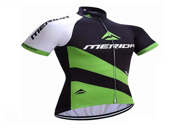Équipe Merida Nouvelles arrivales cyclistes manches courtes en jersey usure taille xs4xl vêtements de vélo d'été pour men8929240