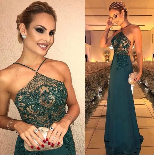 Vestidos de noche africanos sin espalda de sirena Vestidos para ocasiones especiales 2019 Vestidos largos de fiesta con top transparente Mujeres gordas