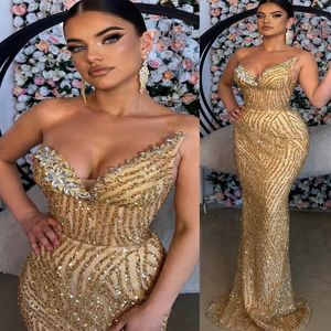 Mermaid Gold Graduation Dress Crystals Lounded Lace Short Mini Homecoming Party Formele staart prom -jurken jurken zj419 407