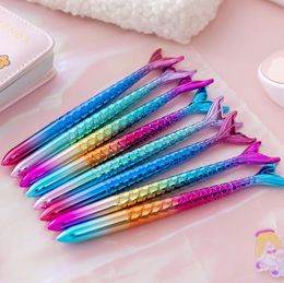 Mermaid Pens Escribir alumnos de regalo Mermaids Ball Ballpoint Pen Pape Stationery Office Office Office