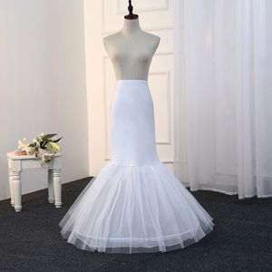 Jupons sirène jupon 1 cerceau os élastique robe de mariée Crinoline jupon de mariée