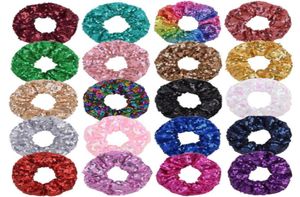 Mermaid Omkeerbare pailletten Baby Girl Hoofdband Prinses Haarbind Elastische Scrunchie Ponytail Kids Hair Accessories A2871827408