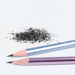 Série de sirènes Sequin plomb crayons pour le jeu de crayons d'école 8pcs / box HB Écriture crayons de Noël