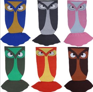 Mermaid Slaapzak Owl Animal Sack Owl Animal Sack Kinderen Volwassen Verjaardag Mermaid Owl Animal Dekens Kerstcadeaus Ka2769