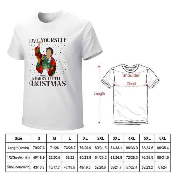 Joyeux Noël, passez un t-shirt Harry Little Christmas Tops Tops Sports Fan T-shirts T-shirts For Men Graphic