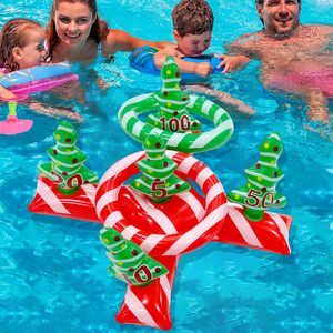 Vrolijk Kerstfeest Opblaasbaar Speelgoedfeest Tuin Zwembad Gooien Speelgoed PVC Opblaasbare Kerstboom Adereindhulzen P134