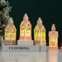 Joyeux noël ornement décorations pour la maison Portable petite LED lampe de nuit Santa bonhomme de neige Elk décor YX-776