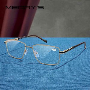 MERRYS DESIGN Anti lumière bleue bloquant les hommes lecture CR-39 résine asphérique lunettes lentilles + 1.00 + 1.50 + 2.00 + 2.50 S2107FLH