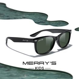 Merrys Design Kids Classic Retro Rivet gepolariseerde zonnebril voor jongensmeisjes UV400 Bescherming S7052 240417