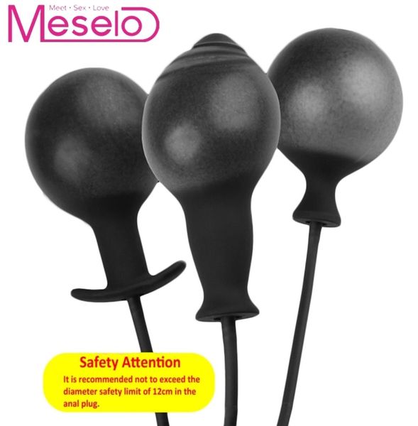 MESELO 2 TYPES MASTURTATEUR PLIGNE ANAL PLUSABLE TOYS POUR FEMMES POUR BUTS PILLABLE Dildo anal Dilator Sex Toys for Men D1818955137