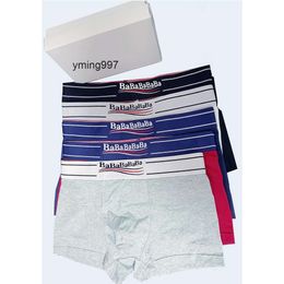 Malla 3pcslot Ropa interior para hombre Calzoncillos Boxer Pantalones cortos de algodón orgánico Modal Sexy Gay Boxers masculinos Transpirable Nuevo balencaigaly Hombre Ropa interior Siz balencigaly