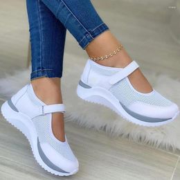 Mesh Casual 937 White Shoes Platform Sneakers Femmes Breffable Vulcanisé Dames Outdoor Walking Footwear Chaussure Femme 304