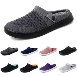 Mesh Kussen Instapper Zomer Dames Wandelschoenen Zwart Roze Paars GAI Platform Slippers Wedge Vrouwelijke Sneaker sport