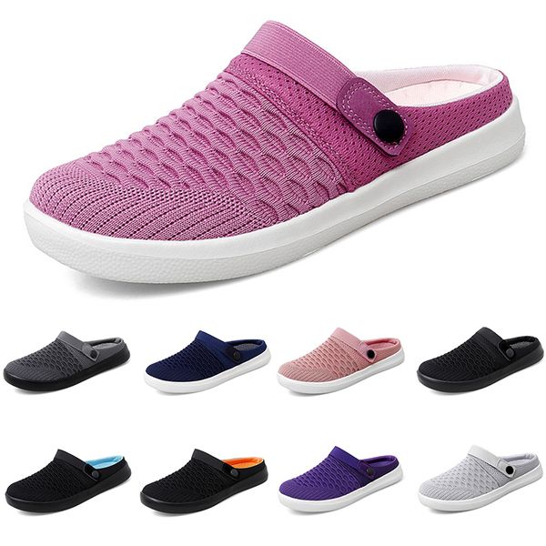 Maille coussin Slip-on été femmes chaussures de marche noir rose violet GAI plate-forme pantoufles cale femme Sneaker taille 36-45 sport
