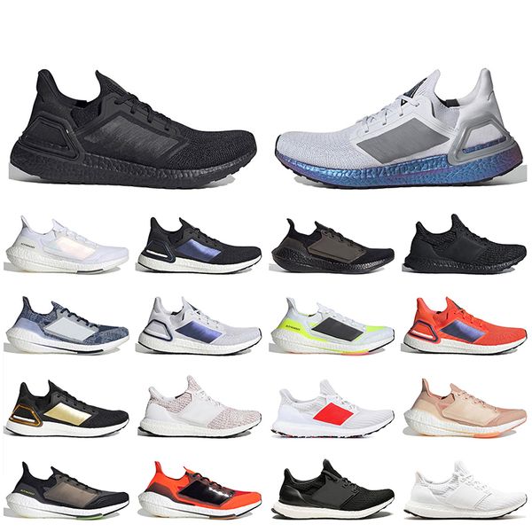 Mesh Designer Femmes Hommes Chaussures de course Ultra Boost Blanc Noir Or Gris Rose Orange Bred Coureurs Jogging Marche Baskets Top Qualité Sport Formateurs Taille 36-45