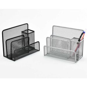 Mesh bureau organizer bestandsopslag map houder rek metalen papierlade kantoor stationery benodigdheden accessoires