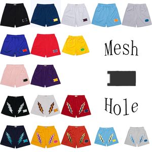 Mesh Hole erics pantalones cortos deportivos hombres mujeres emmanuels Pantalones cortos de baloncesto transpirables pantalones cortos ee pantalones de playa pantalón corto casual al aire libre Traje diario Venta al por mayor Venta al por menor