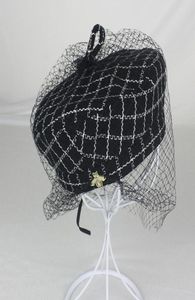 Chapeaux de béret en réseau en mesh pour les femmes Fashion Elegant Octogonal HATS Fashion Little Bee Dames HAUTS HAUTES HAUPTIONS APPOSTANTS 4641636