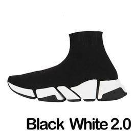 Mesh mannen delen zool op platform be glitter comfortpartner ademende paris dames ontwerper hommes trainer zwarte schoenen gebreide drievoudige sneaker wandelen