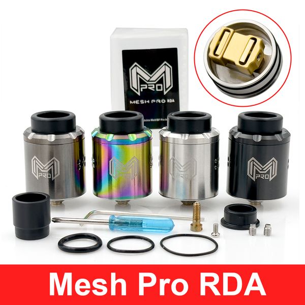 Tanque Mesh Pro RDA Estilo de alambre de malla ajustable de 24 mm con tanques de reconstrucción con pasador Sqounk BF