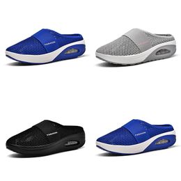 Chaussures en maille Men Breakable Running Sneaker Classic Noir blanc Soft Jogging Walking Tennis Shoe Calzado Gai 0277 756