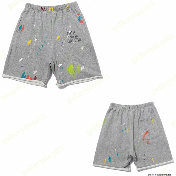 Mesh Shorts Shorts Hommes Designer Gym Bronzing Letter Print Swim Galleryes Vintage Washed Distressed Swimming Inaka Alphabet Couleur AUGQ