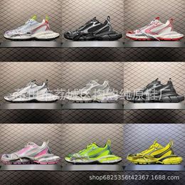 Сетчатые кроссовки Triple s Track 3xl Изношенная обувь Кроссовки Balencaiiga Paris 3xl Shoe Повышенная семейная мужская женская обувь с дышащим эффектом 5K20L