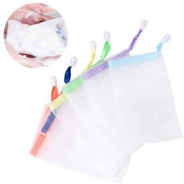 Sac en mousse à gants en mousse Sac à savon pour le nettoyage des savons de bain de nettoyage moussants Nettoyage des gants de salle de bain 9 * 15cm Ed ing Salle S S