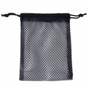 Sac d'équipement de sport en mesh Sac de gym léger Sac de gymnase portable Sac de rangement Sac de rangement pour bandes d'exercice bandes de résistance C7DW #