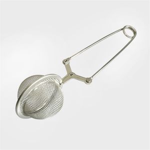 Passoire à thé en maille Infuseur en acier inoxydable Filtre à sachet de thé en métal réutilisable Passoire à thé vert à feuilles mobiles pour tasse théière Teaware yq02916