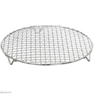 Filets ronds pour Barbecue, grille de grille, grille ronde, filet à vapeur, fil en acier inoxydable, feuille de gril pour four, support de maille d'extérieur