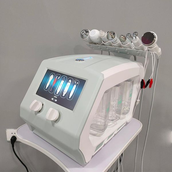 Mésothérapie peau améliorer 8 en 1 multifonctionnel pulvérisateur d'oxygène peel machine faciale équipement de beauté