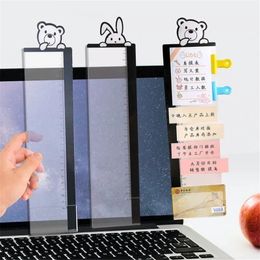 Message Memo Board Label Sticker Sticky Note PC Screen Computer Monitor Side Panel Planner Writing Record Desktop Phone Holder