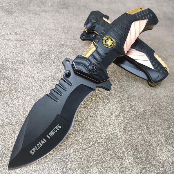 Messen High Quality US Army Special Force pliing Tactical Couteau 440c Areal Sharp Blade OUTRE EDC RESCUE OUTCULATION EDC