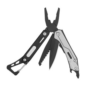 Messen Multitool Pince Couteau Pliant Avec Mousqueton Lame Dentelée Câble Coupe-Câble Pince Multifonction Survivre Couteaux D'outils De Poche