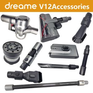 Messen – accessoires originaux Dreame V12/v12 Pro, filtre Hepa, rouleau, brosse, moteur, tasse à poussière, Tube hôte, brosse principale, Base de chargement