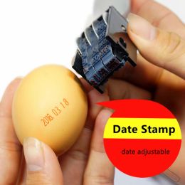 Messen Portable Date Tampons pour les œufs de supermarché Store Bank Bank Office Manufacture Numéro PAD TIMP