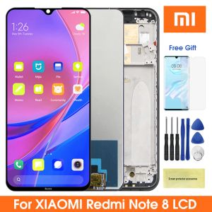 Messen scherm voor Xiaomi Redmi Opmerking 8 M1908C3JH M1908C3JG LCD Display Digitaal touchscreen met frame voor Redmi Note 8 Vervanging