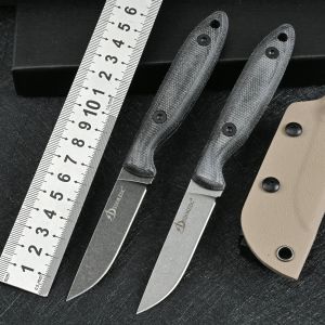 Messen Sdokedc Countes DC53 Steel Army Fixed Blade Self Defense Outdoor Camping Survival Hunting Knife Tactical Military For Men EDC