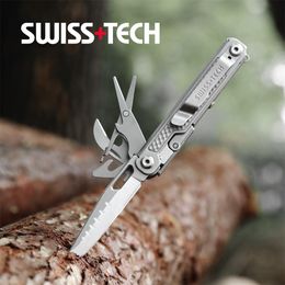 Messen Swiss Tech 11 en 1 couteau pliant multi-couteau extérieur de poche extérieur mini couteau portable multitool couteau
