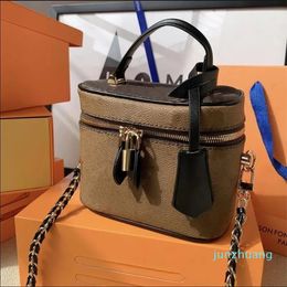 Messenger Bag mono leer dame Cosmetische Box Vrouwelijke Nicb reiswaskoffer Ontwerpers Crossbody Bags