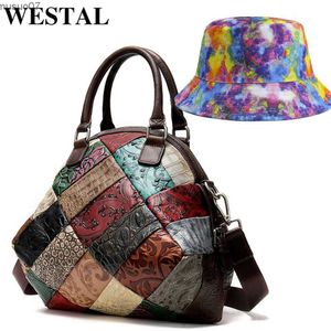 WESTAL femmes sac à bandoulière pour femmes sac en cuir véritable sacs à main femme concepteur messager sacs à bandoulière dame fourre-tout 86381L2403