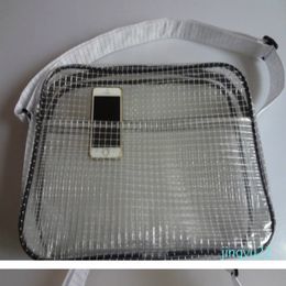 Messenger Bags Dames Duurzaam PVC Laptop Antistatische Cleanroom Duidelijke gereedschapstas Volledige dekking 17 Inches1248P