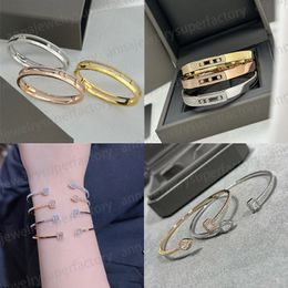 Messik-serie bedelarmbanden voor dames Seiko onregelmatige armbandoorbel met verstelbare opening Mobiele diamant Gepersonaliseerde veelzijdigheid Verlovingscadeau