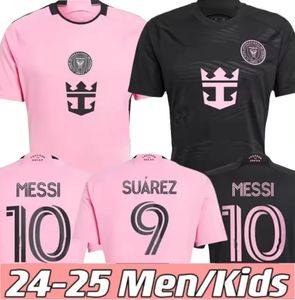 MESSIS 2024 25 Miami CF Soccer Jerseys Inter HIGUAIN JEAN FRAY CAMPANA YEDLIN BECKHAM MLS Football Shirt Player Version enfants ensembles InterS MiamiS