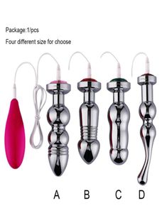 Métal 10 vitesses accessoires Plug Anal vibrateur fesses perles queue adulte jouets sexuels pour femmes Men8433908