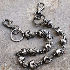 Metalen 3 Lagen Schroef Ring Rock Punk Sleutelhangers Clip Hip Hop Sieraden Broek Sleutelhanger Portemonnee Chain202s