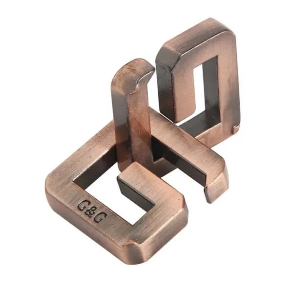 Metal 3D Puzzle Unlocking Toys Intelligence Déblocking Ring Buckle Enfants Adult Puzzle Games de loisirs Puzzle Toys